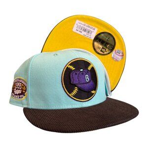 New Era Brooklyn Los Angeles Dodgers 59FIFTY Fitted Hat 1955 World Patch